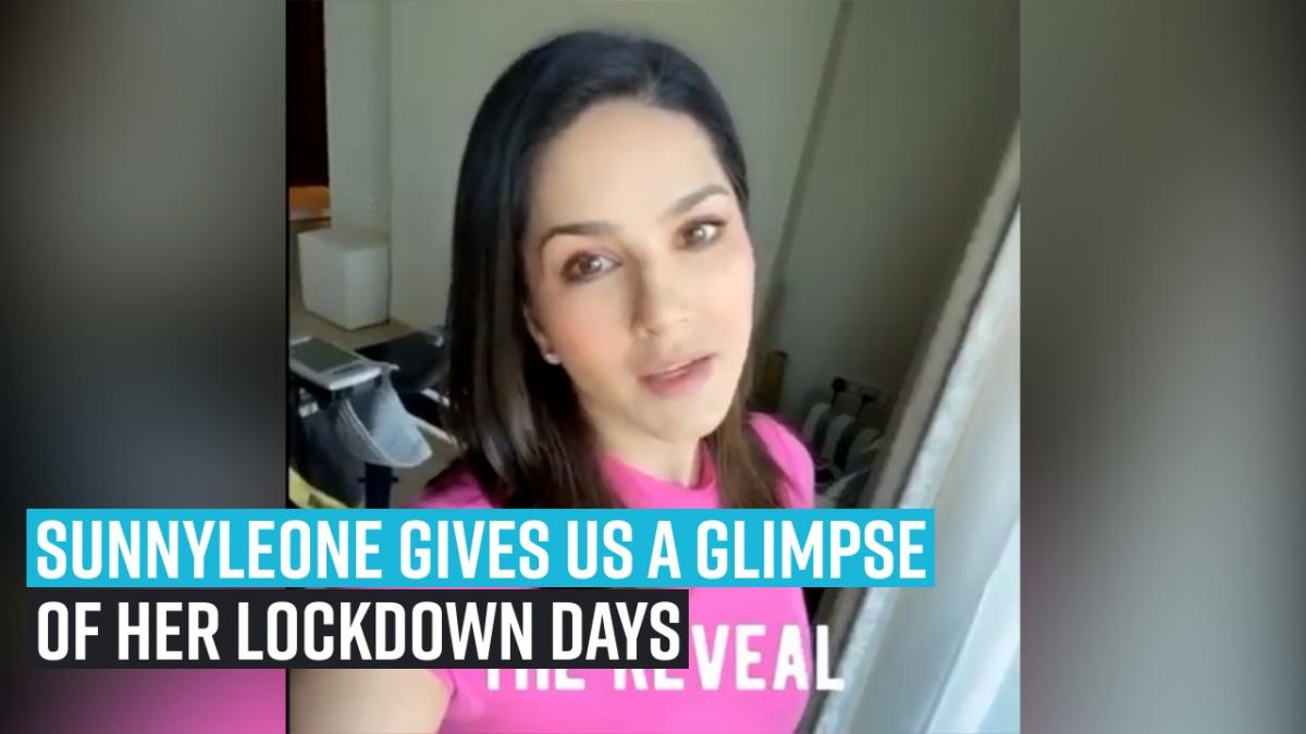 Sunnyleone gives us a glimpse of how Daniel Weber is spending his days during lockdown