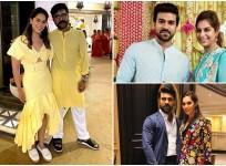 Upasana with her husband Ram Charan