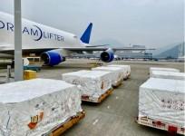 Boeing Dreamlifter transports 1.5m masks