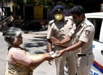 Bengaluru police extends support to the needy