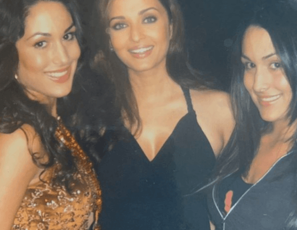 Bella sisters with Aishwarya Rai Bella sisters with Aishwarya Rai