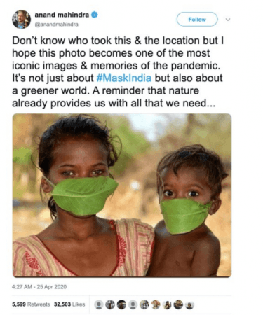 Anand Mahindra's controversial tweet