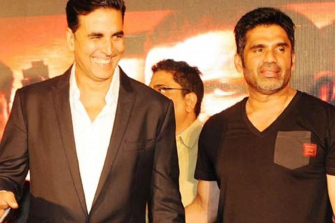 suniel shetty and akshay
