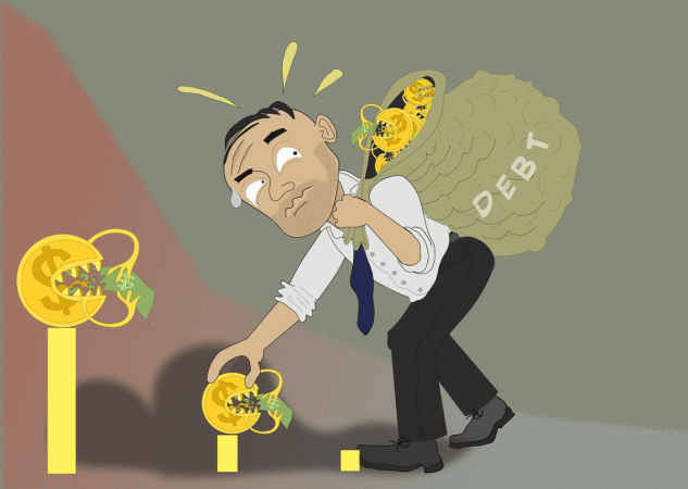 The debt burden The debt burden