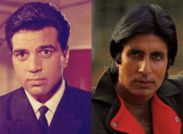Dharmendra and Amitabh Bachchan