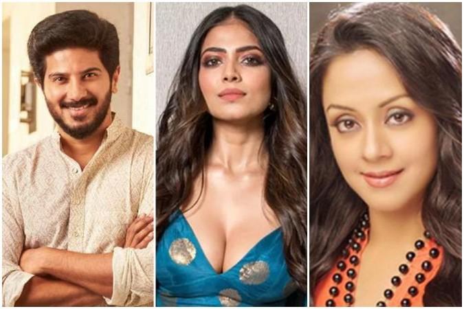Dulquer Salmaan, Malavika Mohanan and Jyothika. Dulquer Salmaan, Malavika Mohanan and Jyothika Court Controversies