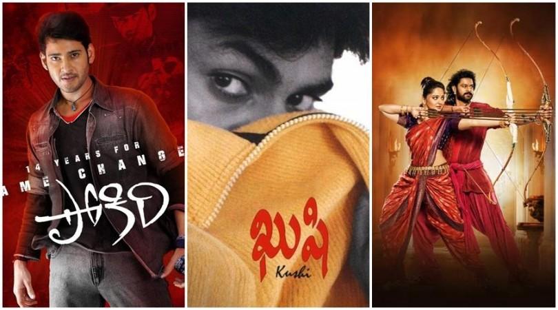 Pokiri, Kushi and Baahubali 2 Pokiri Kushi and Baahubali 2