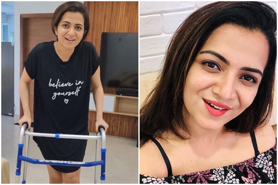 Vijay TV&#39;s Dhivyadharshini (Divyadarshini) fractures her left knee, reveals  about undergoing lot of pain on Instagram - IBTimes India