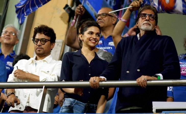 Irrfan Khan with Deepika and AMITABH bachchan