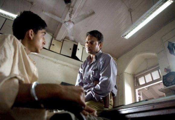 Irrfan Khan in Slumdog Millonaire Irrfan Khan