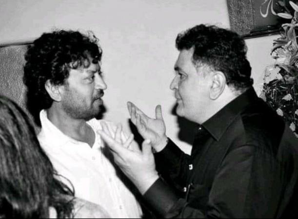 Rishi Kapoor and Irrfan Khan. Twitter Rishi Kapoor and Irrfan Khan