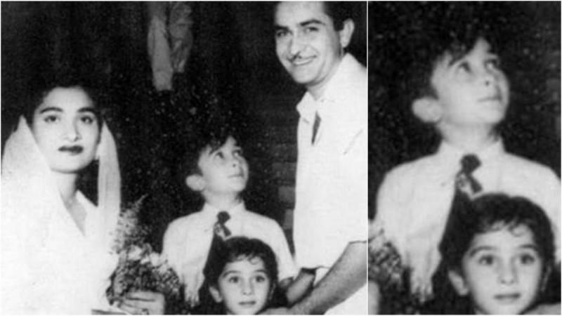 Rishi Kapoor with family