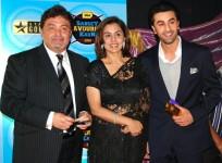 family photo of Rishi Kapoor