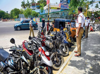bengaluru police seize vehicles