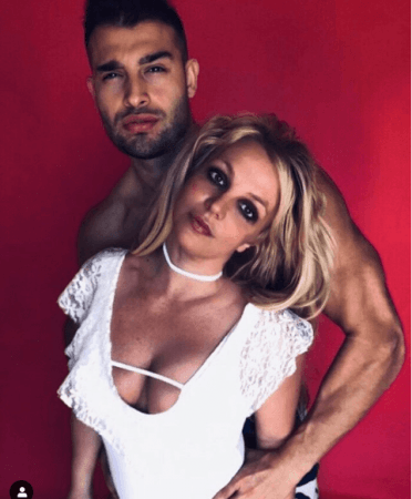 Britney Spears and Sam Asghari