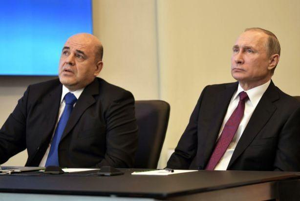 Russian Prime Minister Mishustin with President Vladimir Putin. Reuters Russian Prime Minister Mishustin