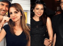 Sussanne, Hrithik, Kangana