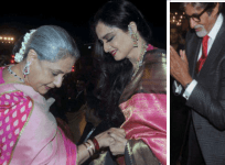 Jaya Bachchan, Rekha, Amitabh Bachchan