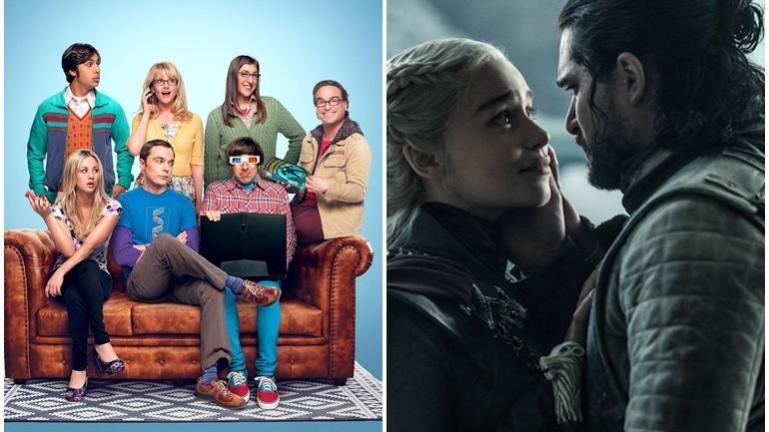 game of throne and big bang theory