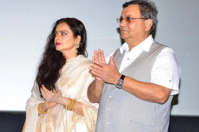 Rekha and Subhash ghai