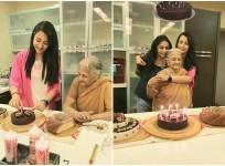 Trisha Krishnan celebrates her birthday with her family