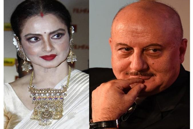 rekha and anupam kher
