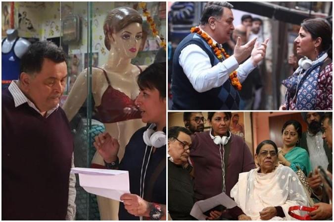 Leena Yadav with Rishi Kapoor