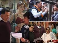 Leena Yadav with Rishi Kapoor