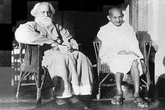 Tagore with Gandhi Tagore with Gandhi