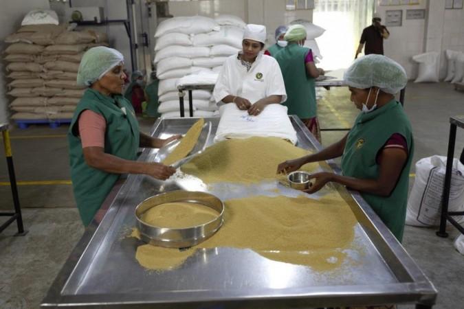 Millet processing facility at Terra Green, a millet enterprise Millet processing facility at Terra Green, a millet enterprise