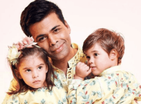 Karan Johar and his kids