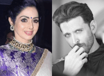 Sridevi and Hrithik Roshan
