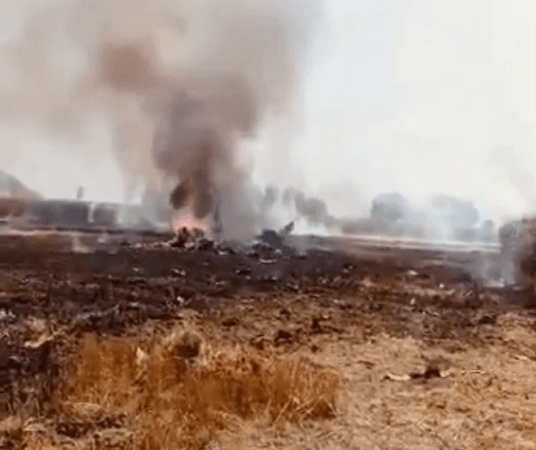 The incident happened near Rurki Kalan village in Punjab's Nawanshahr district. IAF jet crash