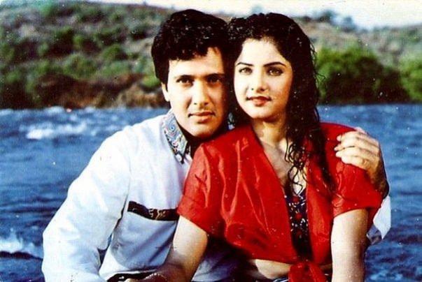 Govinda and Divya Bharti Govinda and Divya Bharti