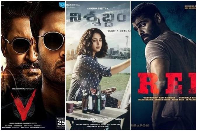 Nani's V, Anushka Shetty's Nishabdham and Ram Pothineni's RED Nani's V, Anushka Shetty's Nishabdham and Ram Pothineni's RED