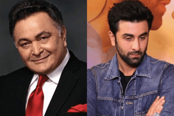 Rishi Kapoor and Ranbir Kapoor