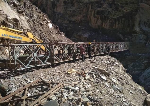 Construction in full swing Border Road Organisation