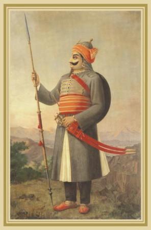 A popular depiction of Maharana Pratap Maharana Pratap