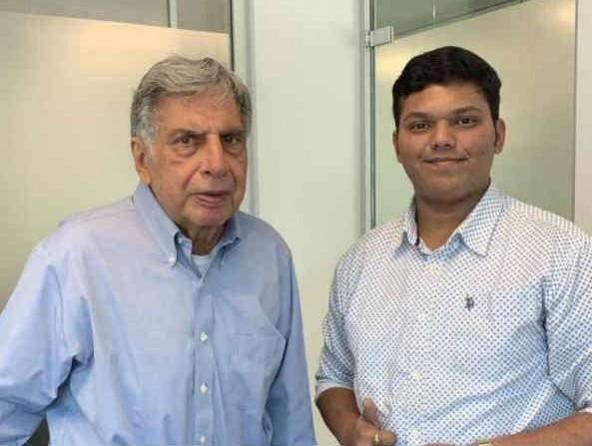 Ratan Tata with Arjun Deshpande Ratan Tata with Arjun Deshpande