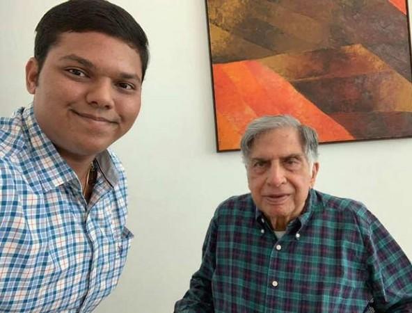 Ratan Tata with Arjun Deshpande Ratan Tata with Arjun Deshpande