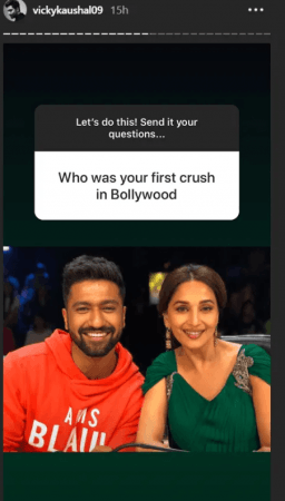 Vicky Kaushal and Madhuri Dixit Vicky Kaushal and Madhuri Dixit