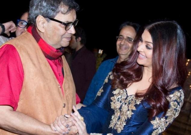 Aishwarya Rai Bachchan and Subhash Ghai Aishwarya Rai and Subhash Ghai