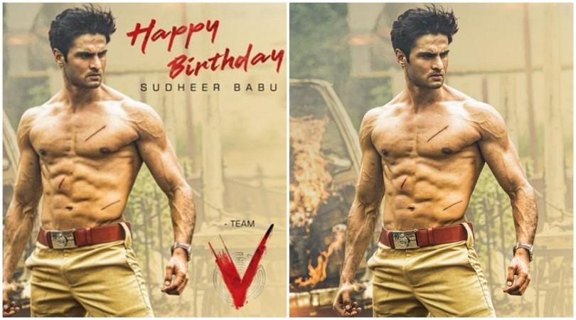 Sudheer Babu's shirtless avatar in the movie V Sudheer Babu's shirtless avatar in the movie V