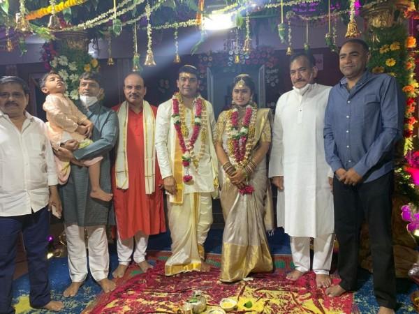 The wedding took place as a private ceremony in Nizamabad.. Dil Raju