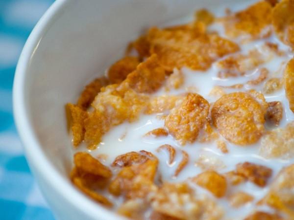 cornflakes in milk cornflakes