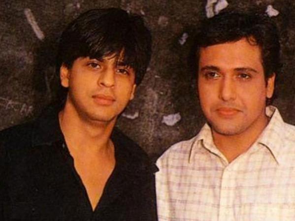 Shahrukh Khan and Govinda Shahrukh Khan and Govinda