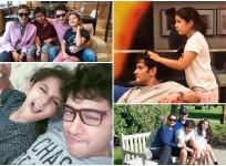 Sitara Ghattamaneni with her brother Gautam, parents Mahesh Babu and Namrata Shirodkar
