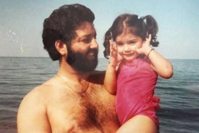 Sunny Leone with dad