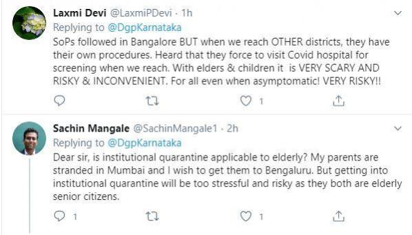 People's reaction to DGP tweet