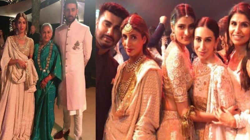 Karisma Kapoor and Abhishek Bachchan at Mohit Marwah's wedding Karisma Kapoor and Abhishek Bachchan